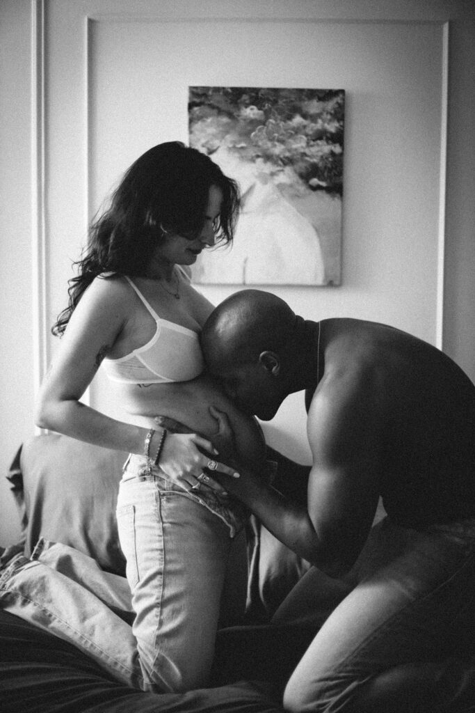 A portrait series dedicated to motherhood and the quiet strength of transformation.