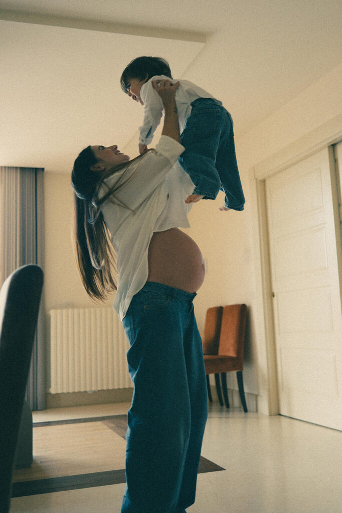 A portrait series dedicated to motherhood and the quiet strength of transformation.